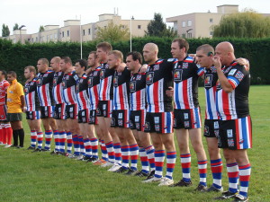 Ragby tým v dresech Bison Sportswear