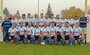 Ragby tým v dresech Bison Sportswear